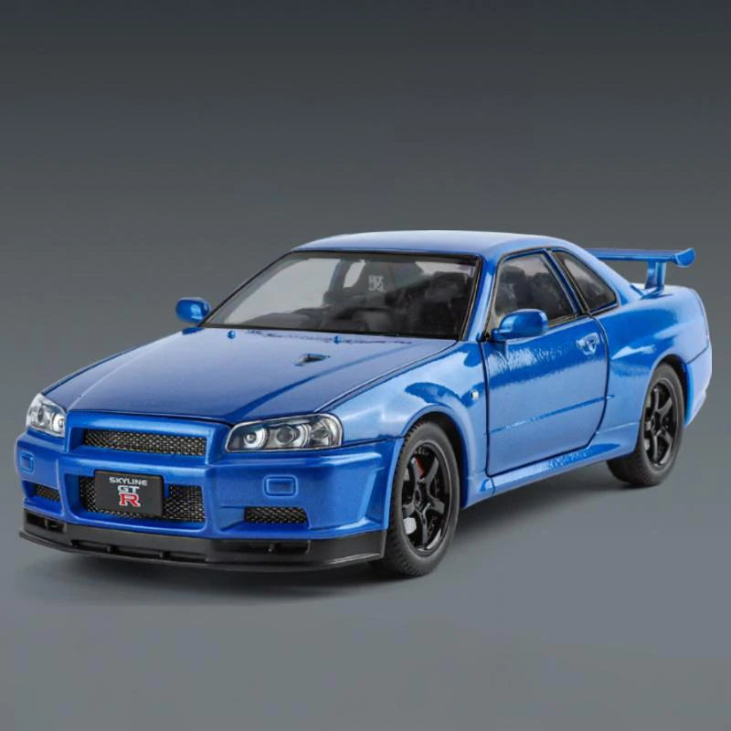 JDM Nissan GTR R34 Diecast Model – Made for Collectors