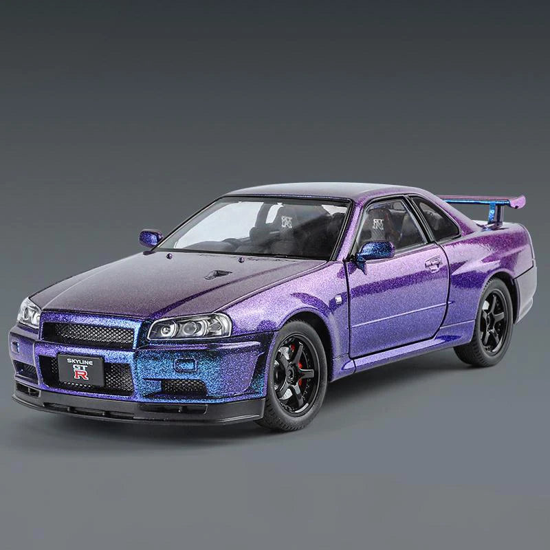 JDM Nissan GTR R34 Diecast Model – Made for Collectors