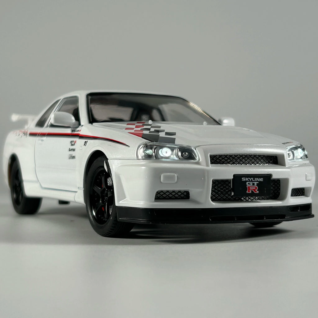 JDM Nissan GTR R34 Diecast Model – Made for Collectors