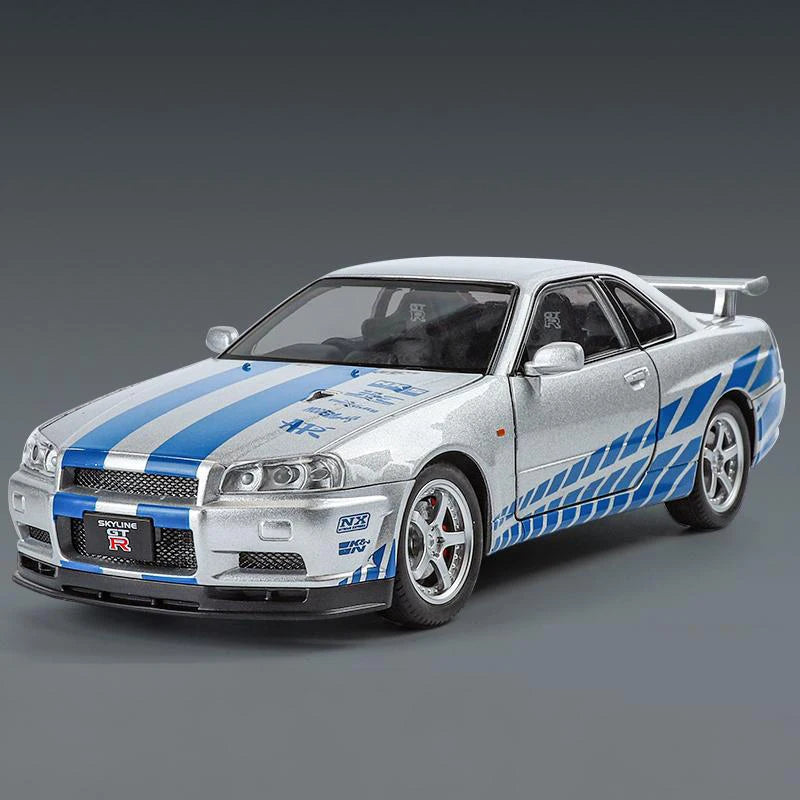 JDM Nissan GTR R34 Diecast Model – Made for Collectors