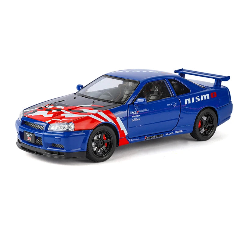 JDM Nissan GTR R34 Diecast Model – Made for Collectors