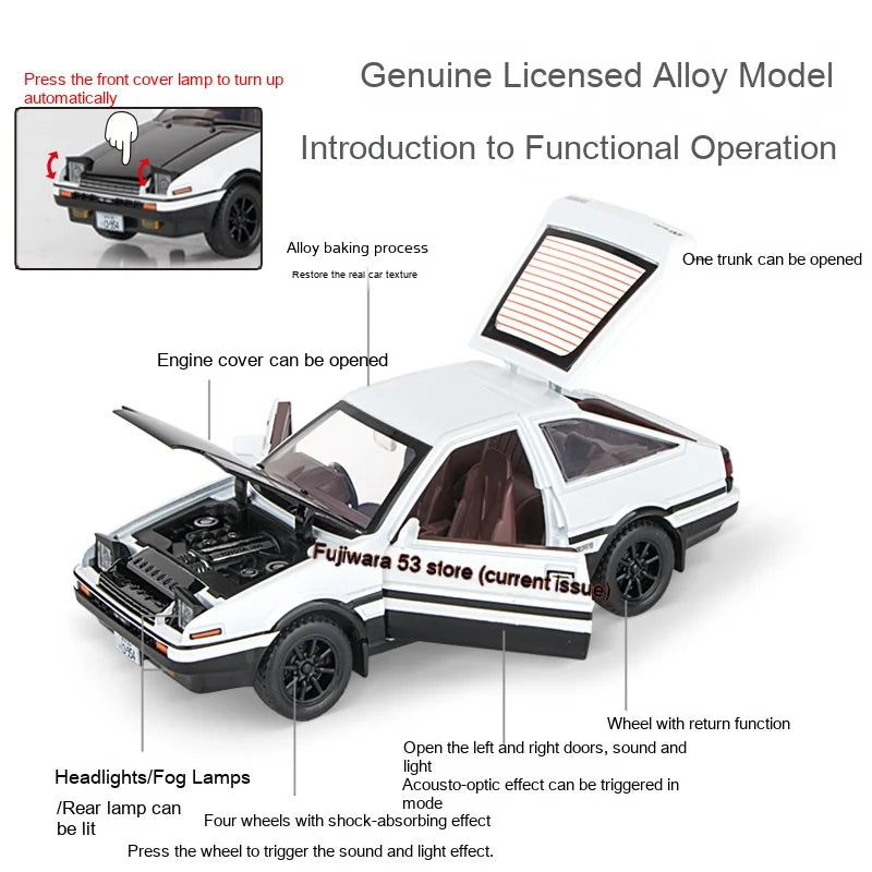 Initial D AE86 Diecast Model – A JDM Icon for Collectors