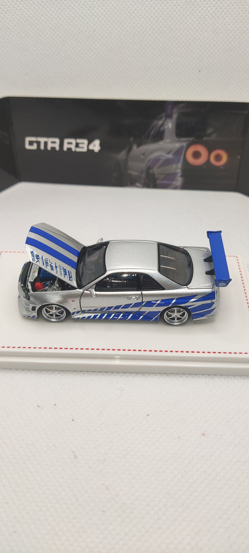 1:64 Nissan R34 Fast & Furious Diecast – JDM Collector’s Favourite