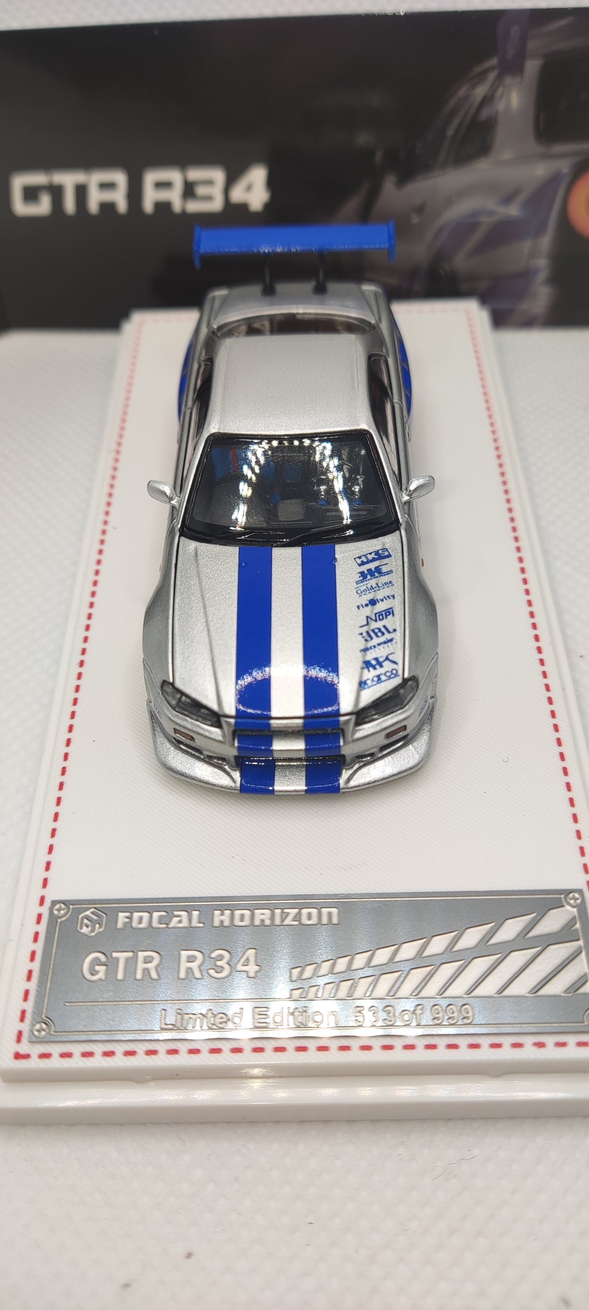 1:64 Nissan R34 Fast & Furious Diecast – JDM Collector’s Favourite